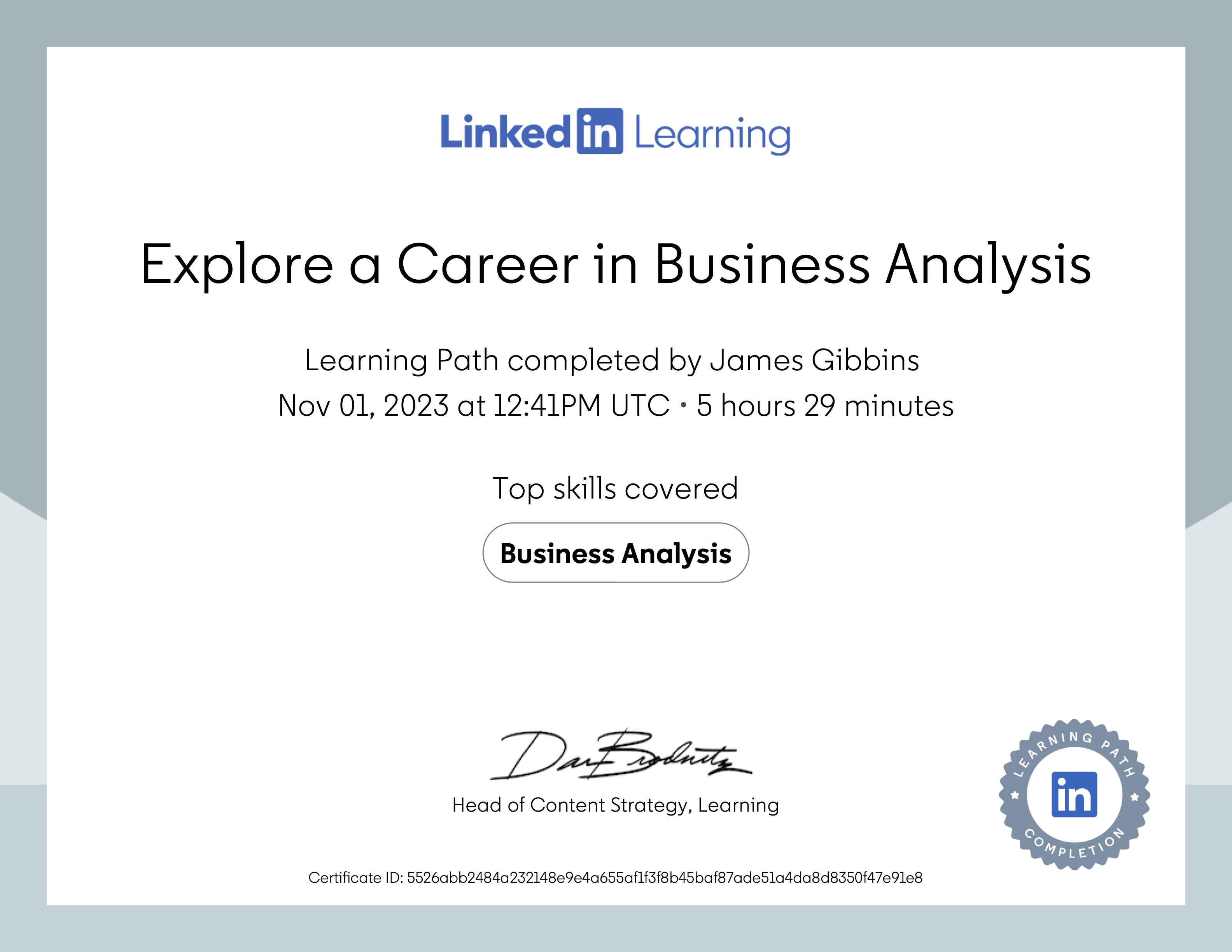 CertificateOfCompletion_Explore a Career in Business Analysis.jpg